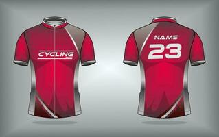 cyclisme Jersey prime vecteur