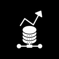 conception d'icônes vectorielles d'analyse de données vecteur