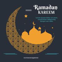 Vecteur de Ramadan Kareem