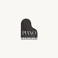 grandiose piano logo conception modèle conception style vecteur