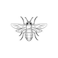 abeille symbole illustration conception vecteur