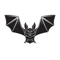 en volant chauve souris noir vecteur illustration