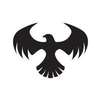 Aigle noir symbole illustration conception vecteur