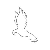 en volant paix Colombe symbole illustration conception vecteur