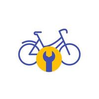 logo du service de réparation de vélos, vector.eps vecteur