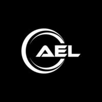 ael lettre logo conception dans illustration. vecteur logo, calligraphie dessins pour logo, affiche, invitation, etc.