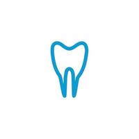 dentiste logo dent symbole en bonne santé les dents dent symbole conception, graphique, minimaliste.logo vecteur