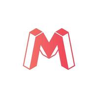 Trois dimensionnel m moderne logo modèle vecteur m monogramme logo moderne entreprise, abstrait lettre logo