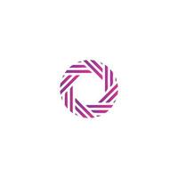 cercle lignes v3 logo marque, symbole, conception, graphique, minimaliste.logo vecteur