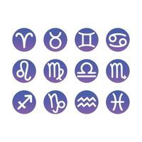 zodiaque icône3 marque, symbole, conception, graphique, minimaliste.logo vecteur