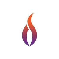 flamme logo marque, symbole, conception, graphique, minimaliste.logo vecteur