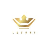 Royal luxe logo marque, symbole, conception, graphique, minimaliste.logo vecteur
