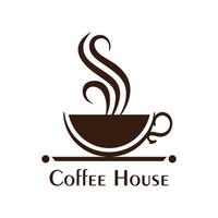 café logo marque, symbole, conception, graphique, minimaliste.logo vecteur