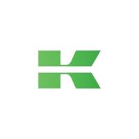 vert Couleur k logo icône symbole moderne entreprise, abstrait lettre logo vecteur