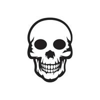 crâne pouvez être utilisé pour logo, icône tatouage vecteur