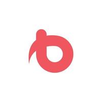 b logo logo marque, symbole, conception, graphique, minimaliste.logo vecteur