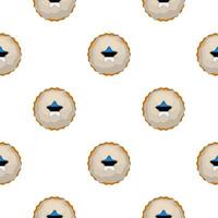 modèle biscuit avec drapeau pays Estonie dans savoureux biscuit vecteur