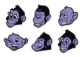 Vecteur de logo de singe gratuit