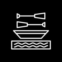 conception d'icône de vecteur d'aviron