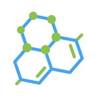 icône de vecteur de molécule
