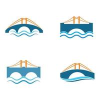 pont logo modèle vecteur icône illustration