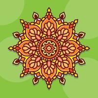 coloré mandala arrière-plan, décoratif rond ornements, anti stress mandala motifs. vecteur