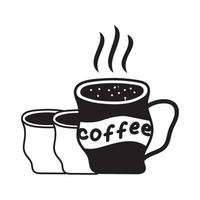 café citations vecteur typographie, café citations svg Couper des dossiers empaqueter,