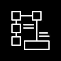 conception d'icône de vecteur d'organigramme