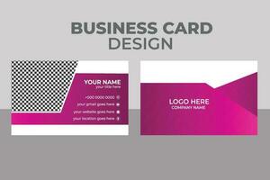 affaires ou entreprise carte postale modèle conception vecteur
