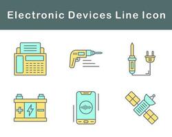 électronique dispositifs vecteur icône ensemble