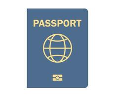 passeport icône. citoyenne document. international passeport. Voyage et tourisme document concept. vecteur plat illustration