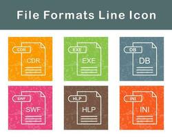 fichier les formats vecteur icône ensemble