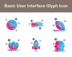 de base utilisateur interface vecteur icône ensemble