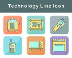 La technologie vecteur icône ensemble