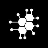 conception d'icône de vecteur de nanotechnologie