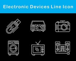 électronique dispositifs vecteur icône ensemble