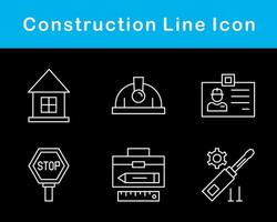 jeu d'icônes vectorielles de construction vecteur