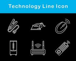 La technologie vecteur icône ensemble