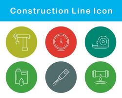 jeu d'icônes vectorielles de construction vecteur