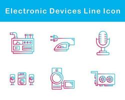 électronique dispositifs vecteur icône ensemble