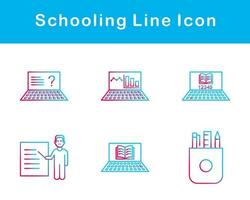 scolarité vecteur icône ensemble
