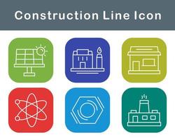 jeu d'icônes vectorielles de construction vecteur