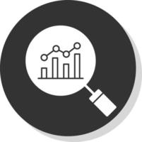 conception d'icônes vectorielles d'études de marché vecteur