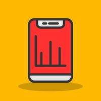 conception d'icône de vecteur de statistiques