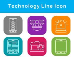 La technologie vecteur icône ensemble