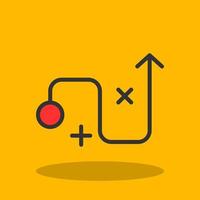 conception d'icône de vecteur de stratégie
