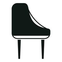 luxe chaise icône Facile vecteur. intérieur canapé vecteur