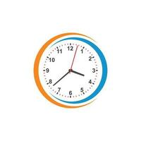 horloge, temps, logo, icône, illustration, conception, vecteur