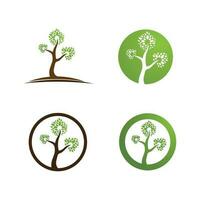 vecteur de conception de logo de feuille pour le modèle de symbole de nature modifiable, icône de vecteur d'élément de nature d'écologie de logo de feuille verte.
