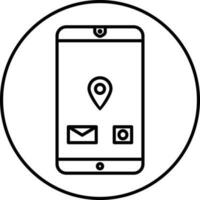 icône de vecteur d'applications mobiles uniques